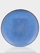 Тарелка Magistro Cross, d=21 см, стекло, синяя - Фото 1