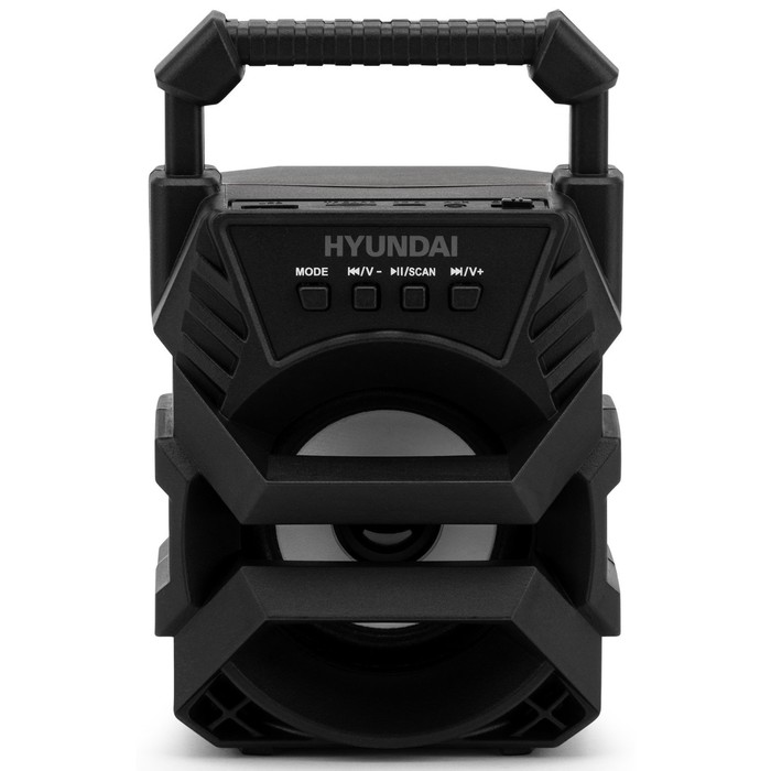 Колонка порт. Hyundai H-PS1000 черный 9W 1.0 BT/USB 10м 500mAh - фото 51493789