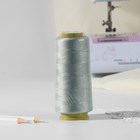 Нитки 40/2, 1500 м, цвет светло-серый - Фото 4