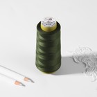 Нитки 40/2, 1500 м, цвет хаки - Фото 3