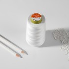 Нитки 70ЛЛ, 1500 м, белые - Фото 3