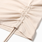 Футболка женская с кулиской MINAKU REGULAR FIT: цвет бежевый, р-р 44 9909330 - фото 12734363