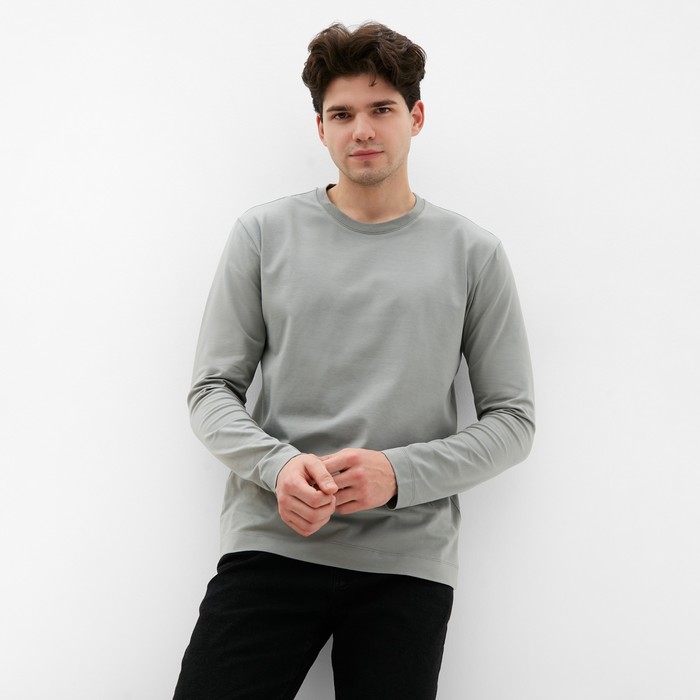 Лонгслив мужской MIST Men's casual размер 48, серый - Фото 1