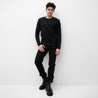Лонгслив мужской MIST Men's casual размер 46, черный - Фото 2