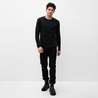 Лонгслив мужской MIST Men's casual размер 46, черный - Фото 5