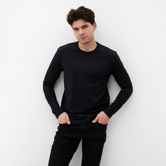 Лонгслив мужской MIST Men's casual размер 56, черный - Фото 1