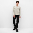 Лонгслив мужской MIST Men's casual размер 54, серо-бежевый - Фото 4