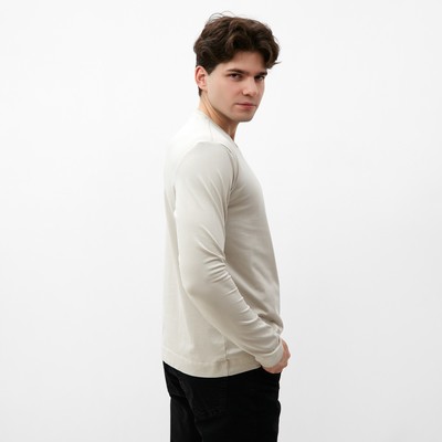 Лонгслив мужской MIST Men's casual размер 56, серо-бежевый