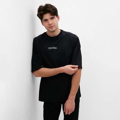 Футболка мужская MIST Cultura, размер 50, чёрный