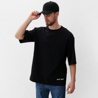 Футболка мужская MIST West, размер 48, чёрный