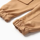 Брюки для мальчика, цвет бежевый, рост 92 см - фото 23399757