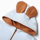 Комбинезон для мальчика, цвет голубой, рост 68 см - фото 23399803