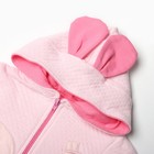 Комбинезон для девочки, цвет розовый, рост 68 см - фото 23399818