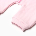 Комбинезон для девочки, цвет розовый, рост 74 см - фото 23399825