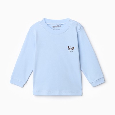 Лонгслив детский, рост 68 см, голубой