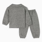 Комплект для мальчика, цвет серый, рост 74 см - фото 23400253