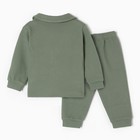 Комплект для мальчика, цвет зеленый, рост 74 см - фото 24703073