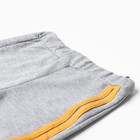 Комплект детский (толстовка/брюки), цвет жёлтый, рост 68 см - фото 23417327