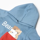 Комплект детский (толстовка/брюки), цвет голубой, рост 68 см - фото 23417349