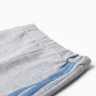 Комплект детский (толстовка/брюки), цвет голубой, рост 68 см - фото 23417351