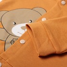 Комплект для мальчика, цвет горчица, рост 86 см - фото 23417463