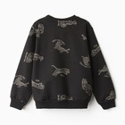 Свитшот для мальчика, цвет чёрный, рост 122 см - фото 24344462