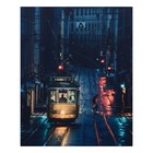 Картина световая "Трамвай" 40*50 см - фото 320756942