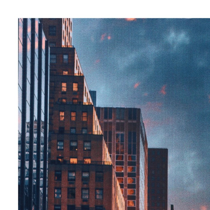 Картина световая "Восход в мегаполисе" 40*50 см - фото 1928403383