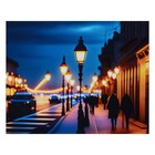 Картина световая "Улица с фонарями" 40*50 см - фото 320756967