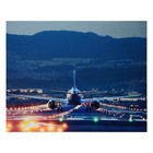 Картина световая "Аэропорт в горах" 40*50 см - фото 11634294