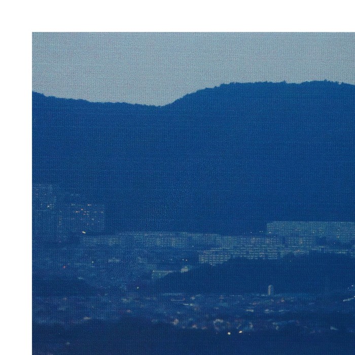 Картина световая "Аэропорт в горах" 40*50 см - фото 1909414045