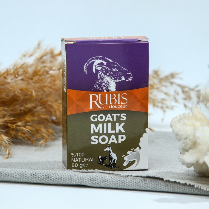 Мыло туалетное Rubis "Goat's Milk Soap", 80 г - Фото 1