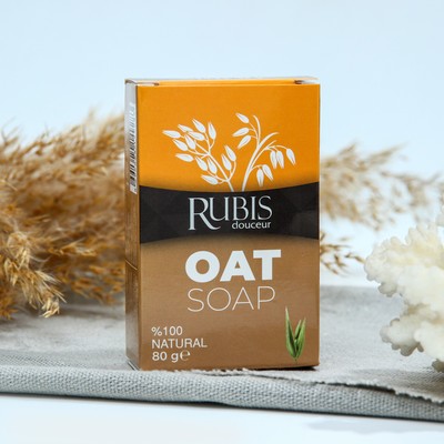 Мыло туалетное Rubis "Oat Soap",  80 г