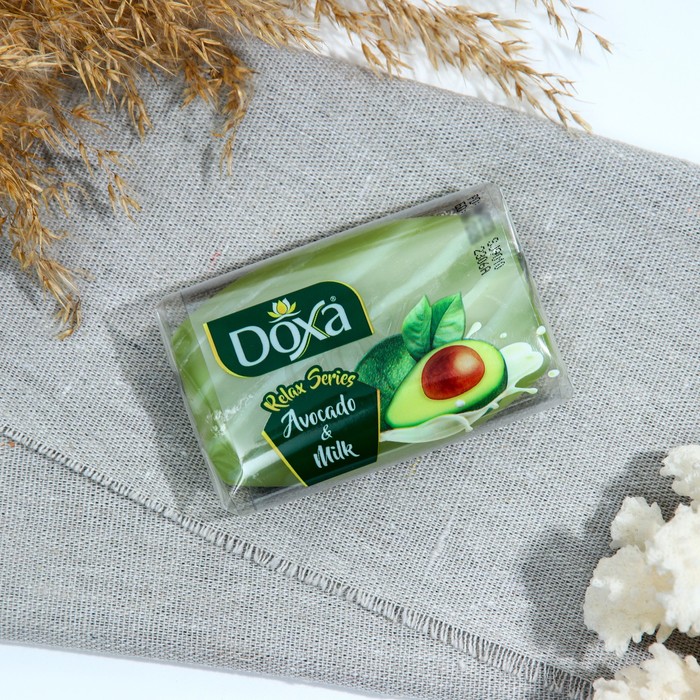 Мыло туалетное Doxa Relax series Avocado&Milk, 80 г - Фото 1