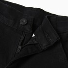 Джинсы для мальчика, цвет чёрный, рост 140 см - фото 23417663