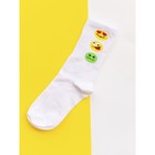 Носки детские, размер 22, цвет белый - фото 109426481