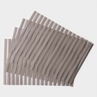 Салфетки сервировочные на стол на стол Magistro, 4 шт., 30×45 см, коричневые - Фото 4