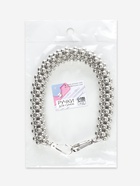 Ручка для сумки, шнур из бусин, 28 см, цвет серебряный - Фото 6