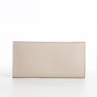 Кошелёк на молнии, цвет бежевый - фото 24741794