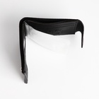 Портмоне мужское, на магните, 3 отделения, чёрное - Фото 4