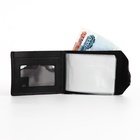 Портмоне мужское, на магните, 3 отделения, чёрное - Фото 2