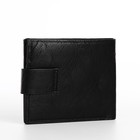 Портмоне мужское на магните, отдел для купюр, для карт, для монет, цвет чёрный - Фото 3