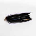 Кошелёк на молнии, цвет сиреневый - фото 23323332