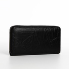 Кошелек 07-01-13, 19,5*2,5*10 см, 4 отд, д/карт, д/монет, на молнии, черный - фото 809230045