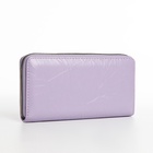 Кошелёк на молнии, сиреневый - фото 57991381