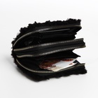 Кошелёк на молнии, чёрный - Фото 3