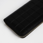 Кошелёк на молнии, большой, четыре отделения, чёрный - Фото 2