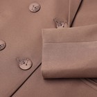 Пиджак женский с накидкой MINAKU: Casual Collection  цвет коричневый, р-р 42 - Фото 8