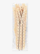 Молния металлическая, №3, неразъёмная, замок автомат, 30 см, бежевая - Фото 5