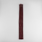 Молния металлическая, №3, неразъёмная, замок автомат, 60 см, бордовая - Фото 4